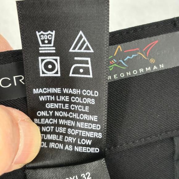 Greg Norman Golf Pants Mens Size 32 Black Microlux ML75 Stretch Performance - Picture 12 of 12